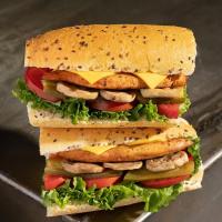 ساندویچ فیله مرغ و قارچ ویژه