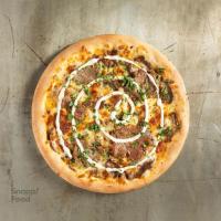 پیتزا سیر و استیک 30 سانتی