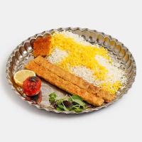 چلو کباب کوبیده مرغ