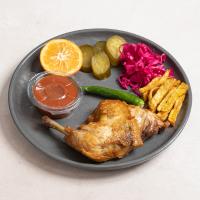 خوراک مرغ سرخ شده