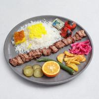 چلو کباب چنجه گوسفندی