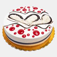 کیک تولد وانیلی