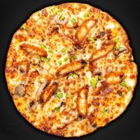 پیتزا مرغ و قارچ کلاسیک 