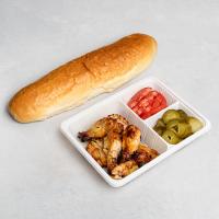 کتف بریان با مخلفات