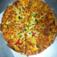 پیتزا گوشت و قارچ آمریکایی