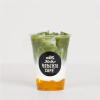 آیس ماچا لاته پوره انبه