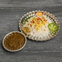 چلو خورشت قورمه سبزی