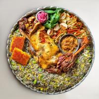 باقالی پلو با گوشت همایونی