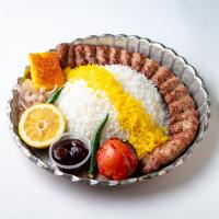 چلو کباب کوبیده معمولی