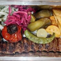 خوراک کباب لقمه زعفرانی