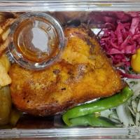 خوراک مرغ سرخ شده