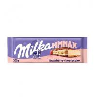 شکلات میلکا با مغز چیز کیک و توت فرنگی MILKA