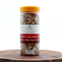 گرانولا پروتئین وی با بادام زمینی رویال