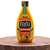 سس پنیر چدار حاوی آووکادو فیلفیل