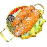 سالاد سزار با مرغ سوخاری