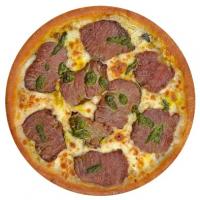 پیتزا سیر و استیک ایرانی