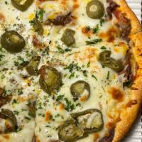 پیتزا هالوپینو استیک