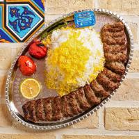 چلو کباب کوبیده یک سیخ (اقتصادی)