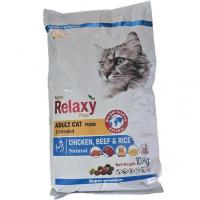 غذا خشک گربه بالغ ریلکسی مولتی کالر با طعم مرغ و گوشت و برنج 2 کیلوگرم