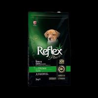 غذای خشک توله سگ نژاد کوچک رفلکس پلاس جونیور 3 کیلوگرم
