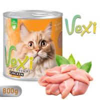 کنسرو پته گربه بالغ وکسی با طعم مرغ 800 گرمی 