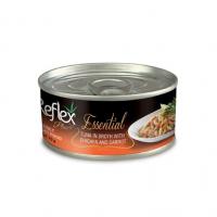 کنسرو گربه رفلکس پلاس با طعم تن ماهی در آبگوشت مرغ و هویج70گرم