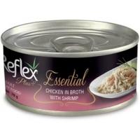 کنسرو گربه رفلکس پلاس با طعم تن در آبگوشت با میگو 70 گرم