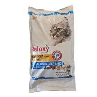 غذای خشک گربه برند ریلکسی مولتی کالر با طعم مرغ گوشت و برنج