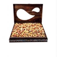 جعبه کادویی آجیل سه مغز ترمه اشکی کد 6003