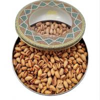 پسته کادویی اکبری در جعبه خاتم فلزی بزرگ کد 6021