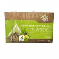 دمنوش چای سبز و لیمو مهرگیاه 28 گرم