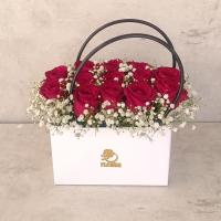 باکس گل رز کیفی