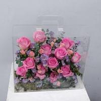 باکس گل رویای شیشه ای