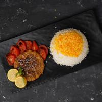 چلو کباب تابه ای شتر
