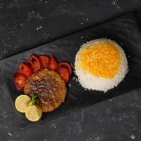 چلو کباب تابه ای گوسفندی