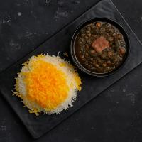 چلو خورشت قورمه سبزی اقتصادی