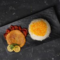 چلو کباب تابه ای مرغ