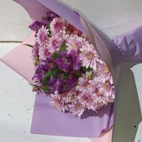 دسته گل ترکیبی داوودی و آلسترومریا