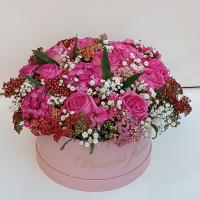 باکس چرم صورتی