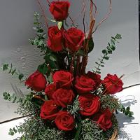 سبد تخت رز قرمز