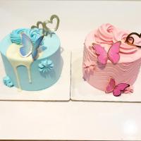 کیک دو نفره وانیلی