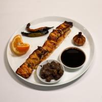 خوراک ماهی سالمون کبابی