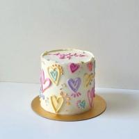 کیک LOVE