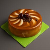 کیک نسکافه ای کارامل