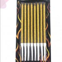 شمع مدادی طلایی ۱۵cm