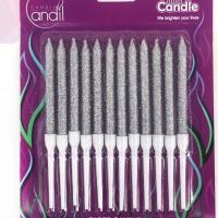 شمع مدادی نقره ای