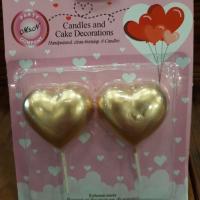 شمع قلب طلایی NA662