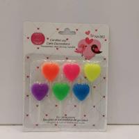 شمع قلب رنگی کد NA663