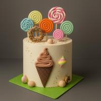 کیک آبنباتی