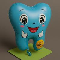 بادکنک دندونی آبی